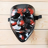 olcso Maszkok-Mindszentek napja V mint vérbosszú Maszk Halloween-kellékek Felnőttek Férfi Ijesztő jelmez Mindszentek napja Farsang Könnyű farsangi jelmez