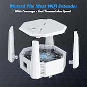 baratos Routers wireless-extensores de sinal wifi extensores de sinal wifi banda dupla wps 5ghz e 2.4ghz para casa porta ethernet internet wifi booster repetidor
