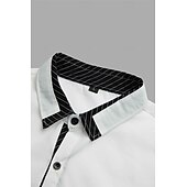 preiswerte Herrenhemd zum Knöpfen-Herren Hemd Oberhemd Knopfhemd Lässiges Hemd Weiß Rote Grau Langarm Glatt Kragen Täglich Urlaub Bekleidung Baumwolle Baumwollmischung Modisch Smart Casual