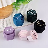 voordelige Aangepaste prints en geschenken-Bruiloft / Festival Stof Ring Dozen Mode / Bruiloft - 1 pcs