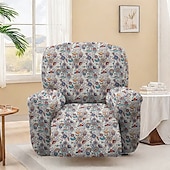 abordables Fauteuils inclinables, à oreilles-housse de fauteuil inclinable extensible à motif floral housse en tissu de qualité supérieure avec design élastique pour un ajustement parfait et une protection élégante de vos meubles