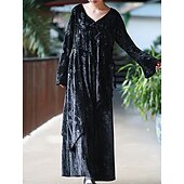 preiswerte Kleider-Retro Vintage Mittelalterlich Kleid Einfarbig Damen Maskerade Party / Abend Erwachsene Kleid