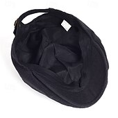 levne Pánské klobouky-Pánské PLacatá čepice Klobouk Ascot Novinářský klobouk Černá Khaki Prádlo Módní Na běžné nošení ulice Denní Bez vzoru Nastavitelná Proti sluci Prodyšné