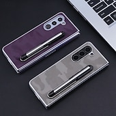 cheap Samsung Cases-Phone Case For Samsung Galaxy Z Fold 7 Z Fold 6 Z Fold 5 Z Fold 4 Z Fold 3 Back Cover with Stand Holder with S Pen Shockproof PC