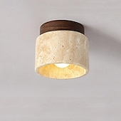 cheap Ceiling Lights-LED Ceiling Lights Warm White 1-Light Japanese Wabi Sabi Hotel Lobby Corridor Close to Ceiling Lighting Creative Restaurant Room Balcony Ceiling Lamp Fixtures 100-265V