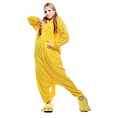 economico Costumi Tutina-Per adulto Collage Costume intero Vestiti Carnevale Pika Pika Pigiama a pagliaccetto Pigiama Kigurumi Pigiami Costume divertente Per Uomini e donne Natale Carnevale Capodanno cartone animato
