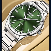 cheap Quartz Watches-Brand Watch Trendy Fashion Sports Calendar Waterproof Fully Automatic Steel Strip Quartz Men&#039;s Bowl Watch