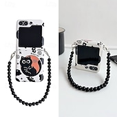 お買い得  サムスン用ケース-電話 ケース 用途 サムスンのギャラクシー Zフリップ6 Z Flip 5 Z Flip 4 Z Flip 3 バックカバー リストストラップ付き 耐衝撃