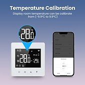 baratos eletrodomésticos-tuya wifi zigbee controlador de temperatura constante inteligente display led controlador de temperatura ajustável tamanho compacto controlador de temperatura de caldeira de água a gás compatível