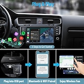 abordables adaptateurs de voiture-Adaptateur CarPlay Android Auto sans fil pour convertir le CarPlay Android Auto filaire intégré à la voiture en prise sans fil &amp; jouer