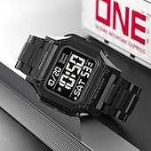 abordables Relojes digitales-SKMEI Hombre Reloj Digital Al Aire Libre Deportes Moda Reloj de Muñeca Luminoso Cronómetro Despertador cuenta regresiva TPU Reloj