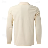 baratos Casacos &amp; Sobretudos para Homem-Homens jaqueta leve Jaqueta Waffle Jaqueta de Camisa Formal Casa Bolsos Primavera Outono Côr Sólida Ativo Neutra Colarinho de Camisa Padrão Tecido Waffle Branco Azul Cinzento Casaco