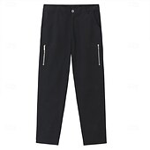 cheap Chinos-Men&#039;s Trousers Chinos Summer Pants Casual Pants Zipper Plain Comfort Breathable Full Length Casual Daily Holiday Fashion Basic Black Khaki Micro-elastic
