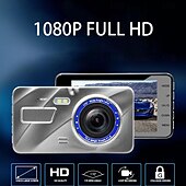 abordables DVR pour voiture-A10 1080p Nouveau design / Full HD / HD DVR de voiture 170 Degrés Grand angle 4 pouce IPS Dash Cam avec Vision nocturne / G-Sensor / Surveillance du stationnement Enregistreur de voiture
