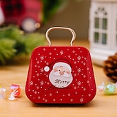 Χαμηλού Κόστους Συλλεκτικές Φιγούρες-χριστουγεννιάτικα είδη διακόσμησης, τσίγκινη τσάντα μπομπονιέρα, παιδικό δώρο, μίνι τσίγκινο τσαντάκι