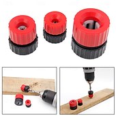 economico Strumenti ed accessori casa-anello di limitazione regolabile per punte da trapano - limitatore per punte da trapano fisse in plastica da 3-13 mm, utensile ausiliario per foratura del legno