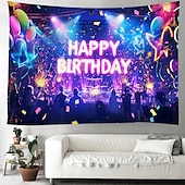 זול שטיחי קיר של Blacklight-blacklight שטיח uv תגובתי זוהר בחושך זוהר מסיבת ניאון רעיונות מסיבת זוהר מקלות מסיבה תלוי שטיח קיר אמנות קיר ציור קיר לחדר שינה בסלון