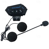 お買い得  バイク用ヘルメットのヘッドセット-オートバイヘルメット Bluetooth ヘッドセット ワイヤレス ライディング ミュージック ヘッドセット 防水 ノイズ低減