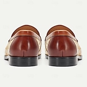economico Mocassini in pelle premium-Per uomo Mocassini e Slip-Ons Mocassini Classici Di pelle Pelle Traspirante Comodo Antiscivolo Mocassino Vinaccia Blu Marrone Autunno Inverno