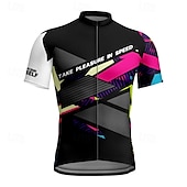billiga Tröjor för män-Herr Cykeltröja Kortärmad Cykel T-shirt Tröja med 3 bakfickor Bergscykling Andningsfunktion Snabb tork Anatomisk design Uppsugande Vit Gul Blå sporter Kläder