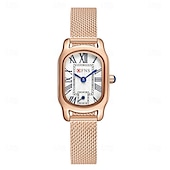 economico Orologi al quarzo-ofns marca donna orologio al quarzo moda casual orologio da polso impermeabile tempo mondiale decorazione orologio in acciaio inossidabile