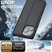 levne Pouzdra pro iPhone-telefon Carcasă Pro iPhone 16 Pro Max Plus iPhone 15 Pro Max Plus iPhone 14 13 12 11 Pro Max Plus Mini SE Zadní kryt Pouzdro na peněženku se stojánkem Slot pro kartu Nárazuvzdorné Retro TPU PU kůže