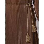 levne Šaty-Elegantní Šaty Pevná barva Dámské předvečer Všech svatých Karneval Večírek Dospělé Šaty