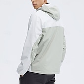 baratos Casacos Leves, Polares &amp; Caminhada-Homens Jaqueta Softshell Jaqueta de Trilha Ao ar livre Bloco de cor Prova-de-Água A Prova de Vento Respirável Jaqueta leve Jaqueta corta-vento Viajar Preto Branco Azul Laranja Verde