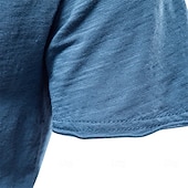 baratos camisetas básicas-Homens Camiseta Camisas antiumidade Manga Curta Decote V Verão Tecido Leve Básico Casual Estilo Clássico Casual Verde Militar Top Tee para Homens