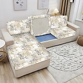 cheap Sofa Cover-Stretch Floral Seat Cushion Cover Soft Elastic Slipcover for Enhanced Comfort and Furniture Protection