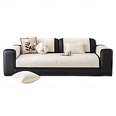 abordables Housse de canapé-housse de canapé en chenille toutes saisons - tissu doux et durable pour un confort toute l&#039;année - design élégant qui met en valeur n&#039;importe quel espace de vie - protège votre canapé des