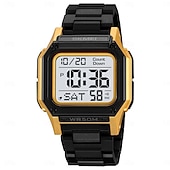 abordables Relojes digitales-SKMEI Hombre Reloj Digital Al Aire Libre Deportes Moda Reloj de Muñeca Luminoso Cronómetro Despertador cuenta regresiva TPU Reloj