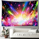 cheap Blacklight Tapestries-Blacklight Tapestry UV Reactive Glow in the Dark Glow Party Neon Party Ideas Hanging Tapestry Wall Art Mural for Living Room Bedroom