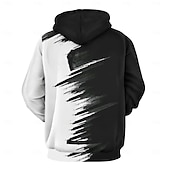 baratos moletons 3d masculinos-Homens Moletom Moletons Moletom Manga Longa Moletom com capuz Com Capuz Moda Impressão 3D Férias Streetwear Branco Estampado Inverno Primavera &amp; Outono Designer