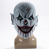 preiswerte Masken-Killerclown Böser Clown Maske Haloween Figuren Erwachsene Herren Damen Grusel Gruseliges Kostüm Halloween Halloween Karneval Einfaches Karnevalskostüm