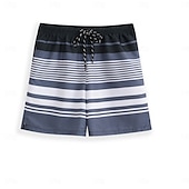 baratos shorts de natação masculinos-Homens Bermuda de Surf Shorts de Natação Calção Justo de Natação Surf Casual Feriado Praia Secagem Rápida Com Cordão Com forro de compressão Gradiente Havaiana Boho Roupas Esportivas 1 5