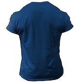 cheap Men&#039;s Funny T shirts-Men&#039;s Adult Humor Funny Slang T shirt Short Sleeve T shirt 3D Print Crew Neck Shirt Retro Vintage Casual Street Style Street Sports Outdoor Casual Black Blue Brown Spring &amp; Summer Clothing Apparel S