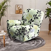 economico Poltrone reclinabili e poltrone wingback-fodera per poltrona reclinabile elasticizzata con motivo floreale fodera in tessuto di alta qualità con design elastico per una vestibilità perfetta e una protezione elegante dei tuoi mobili