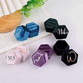 voordelige Aangepaste prints en geschenken-Bruiloft / Festival Stof Ring Dozen Mode / Bruiloft - 1 pcs