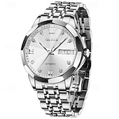 cheap Mechanical Watches-New Olevs Olevs Brand Fashion Trend Men&#039;S Business Watch Decorative Luminous Calendar Week Display Automatic Mechanical Watch Leisure Waterproof Sports Watch
