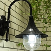 baratos luzes de parede ao ar livre-luz de parede externa led fonte de luz de 3 cores 1 luz à prova d&#039;água ip55 elegância lanterna de alumínio à prova de chuva lâmpada de parede luz de rua luz de quintal de parede de villa 110-240v