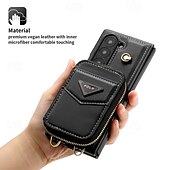 levne Pouzdra pro Samsung-telefon Carcasă Pro Samsung Galaxy Z Fold 6 Pouzdro na peněženku se stojánkem Zip Ochrana celého těla Retro Pravá kůže
