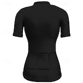 abordables Maillots pour femmes-Femmes Maillot de cyclisme Dessin animé Manche Courte Cyclisme T-shirt Top avec 3 poches arrière VTT Vélo tout terrain Cyclisme sur route Séchage Rapide Fermeture Éclair Frontale Évacuation de