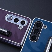 cheap Samsung Cases-Phone Case For Samsung Galaxy Z Fold 7 Z Fold 6 Z Fold 5 Z Fold 4 Z Fold 3 Back Cover with Stand Holder with S Pen Shockproof PC