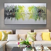 cheap Landscape Paintings-Mintura Handmade Texture Landscape Oil Paintings On Canvas Wall Art Decoration Modern Abstract Picture For Home Decor Rolled Frameless Unstretched Painting