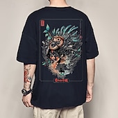 cheap Cartoon &amp; Movie Character Graphic-Princess Mononoke Mononoke Hime T-shirt Cartoon Manga Anime Graphic For Couple&#039;s Men&#039;s Women&#039;s Adults&#039; Hot Stamping