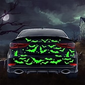 levne Nálepky na auto-halloween svítící ve tmě zelené nálepky s netopýrem ve tvaru netopýra