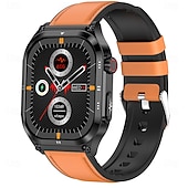 abordables Relojes inteligentes-iMosi ET281 Reloj inteligente 2.04 pulgada Smartwatch Reloj elegante Bluetooth ECG + PPG Monitoreo de temperatura Podómetro Compatible con Android iOS Mujer Hombre Larga espera Llamadas con Manos