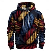 abordables Patrón 3D-Hombre Graphic Sudadera Sudaderas Sudadera Manga Larga Sudadera con capucha Con Capucha Vacaciones Impresión 3D Vacaciones Deporte Noche Negro Estampado Invierno Primavera &amp; Otoño Diseñador