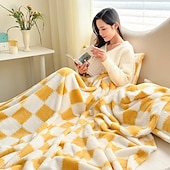 abordables Couvertures de lit-Couverture de lit en velours de coton avec motif panda - ultra douce et confortable pour un confort en toute saison - imprimé panda adorable et fantaisiste - parfait pour ajouter une touche de fun à votre chambre